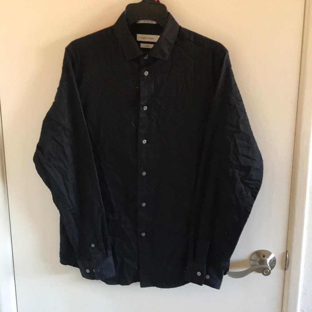 Calvin Klein Black Dress Shirt